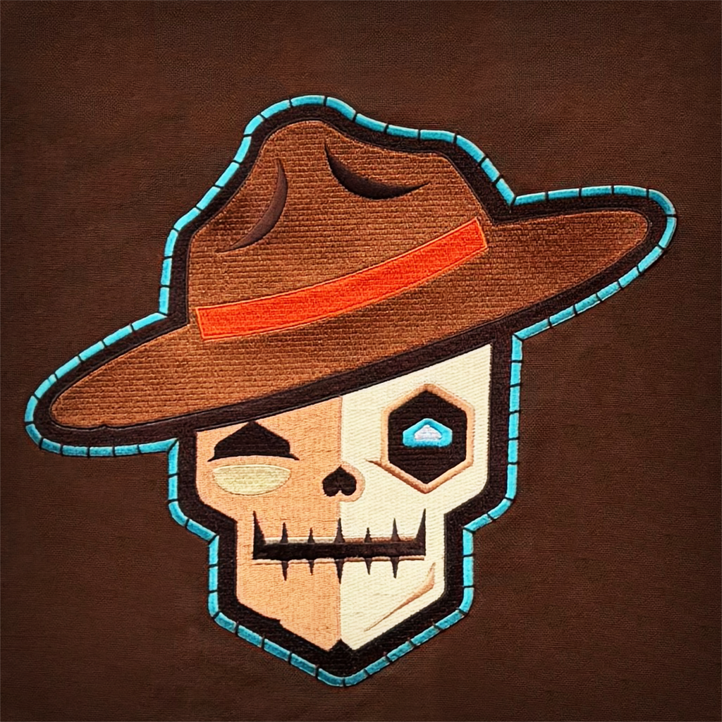 Big Skull Back Patch