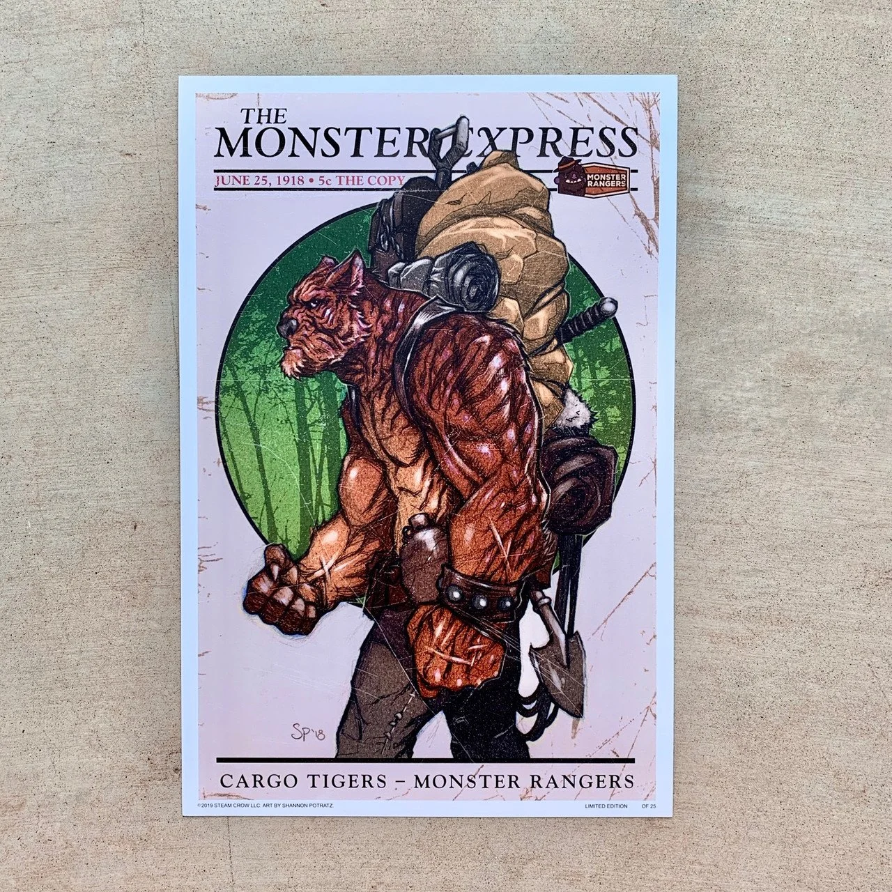 Cargo Tiger Monster Express Print