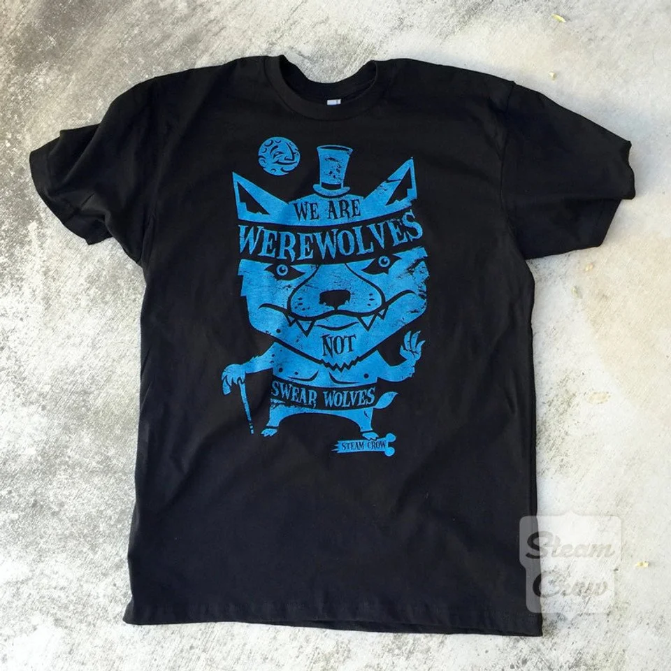 Werewolves Not Swearwolves Shirt (XSmall)